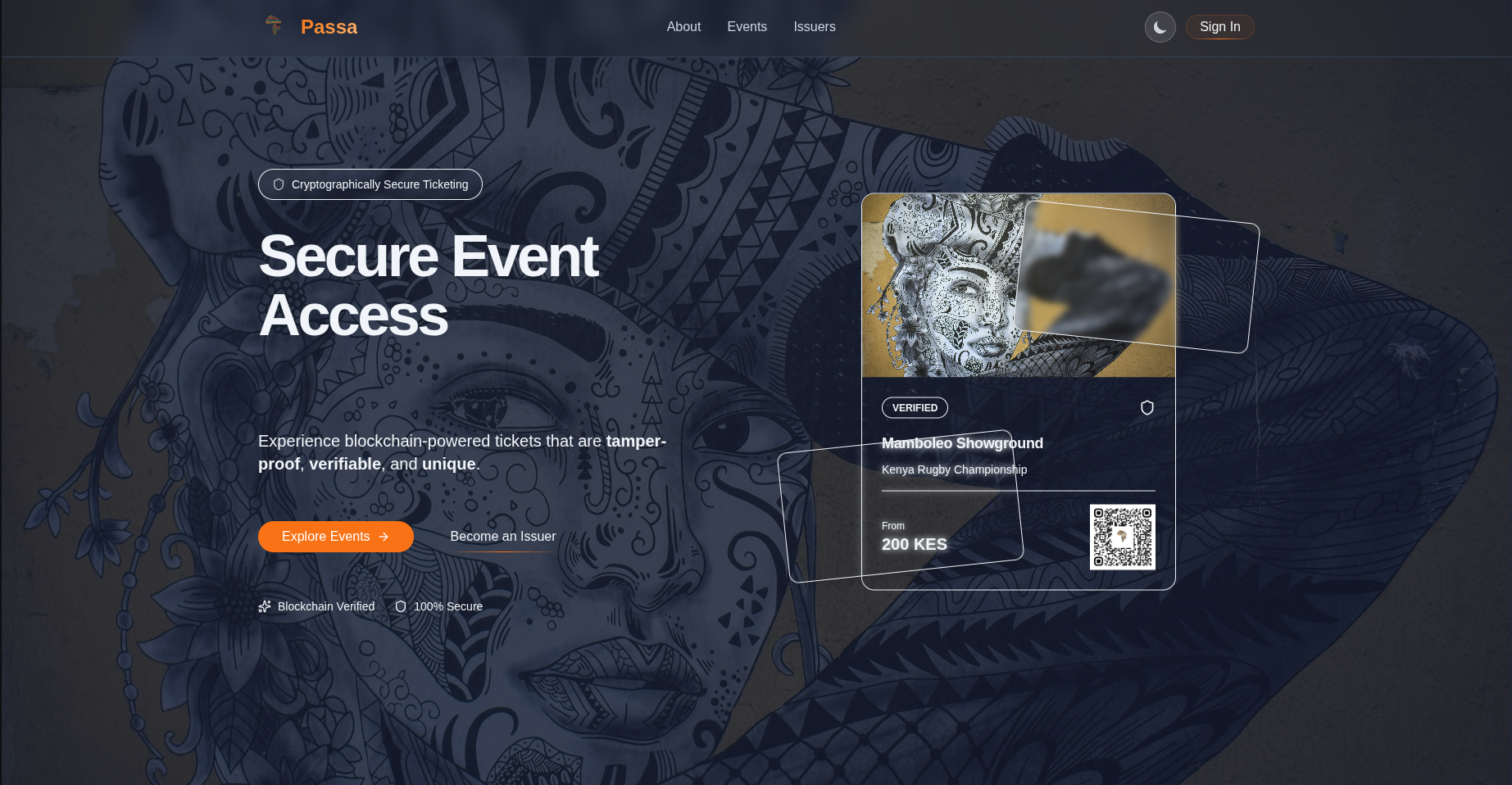 Passa - Secure Event Management System